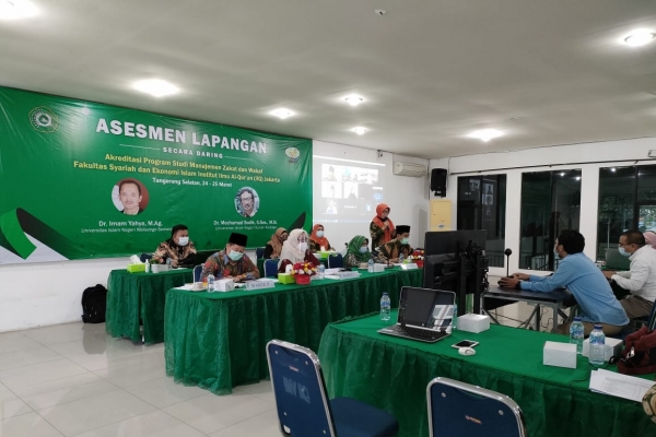 Asesmen Lapangan Prodi Zakat Wakaf, Rektor Berharap Mendapat Hasil Terbaik